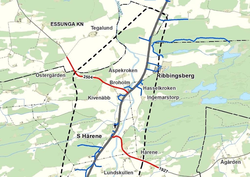Vägplan samrådshandling, val av lokaliseringsalternativ 20