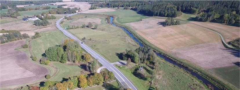 Vägplan samrådshandling, val av lokaliseringsalternativ 2017 12 20 Figur 4.4.5:6 Område 5a. Karaktäristiskt landskapsavsnitt kring Södra Härene och Nossan.