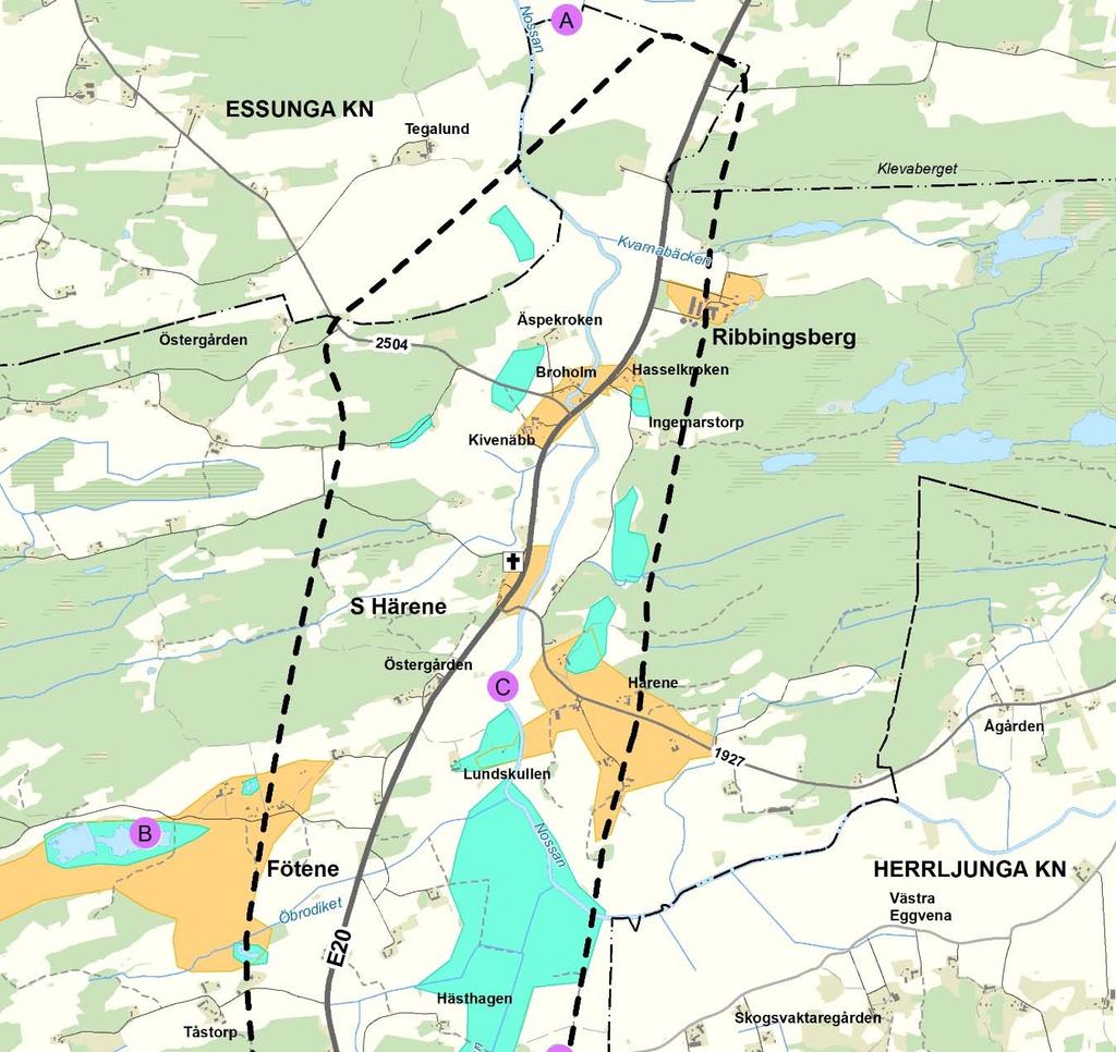 Vägplan samrådshandling, val av lokaliseringsalternativ 2017