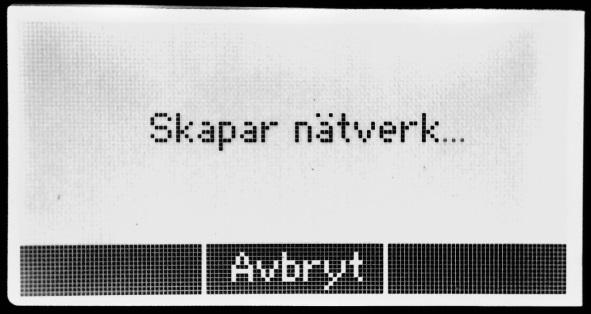 Nätverk Obs! Installera alla systemkablar innan maskinerna startas upp.