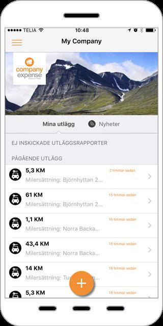 Kortköp Köp med företagskortet kopplas automatiskt.