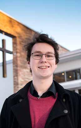 Vilhelms vilja att jobba i kyrkan har stärkts Vilhelm Karinsdotter Yngvesson från Borås funderade på att bli präst eller diakon.