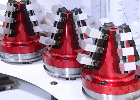 Automation - Smart bearbetning 5th Axis skruvstycken och pyramider monterade på paletter är en kompetent lösning för högt