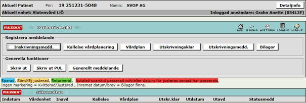 Använd mall för kopiering bilaga 1 i Meddix för öppen och sluten vård, användaranvisning.