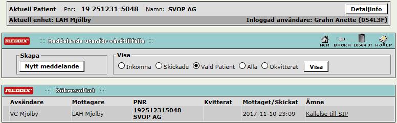 bilaga 4, Meddix i öppen och