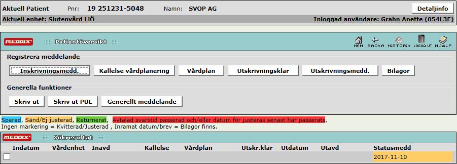 patientöversikt Akutmottagningen