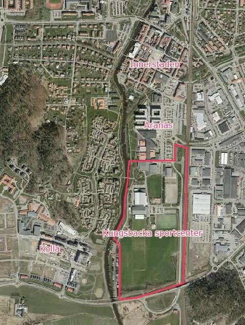 För att få ett effektivt markutnyttjande föreslås parkeringsplatser med möjlighet att i framtiden byggas ut till parkeringshus för stadens behov.