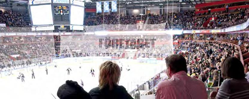 I Business Club kommer alltid LHC:s tränare på besök en timme före match och berättar senaste nytt samt taktiken inför matchen.