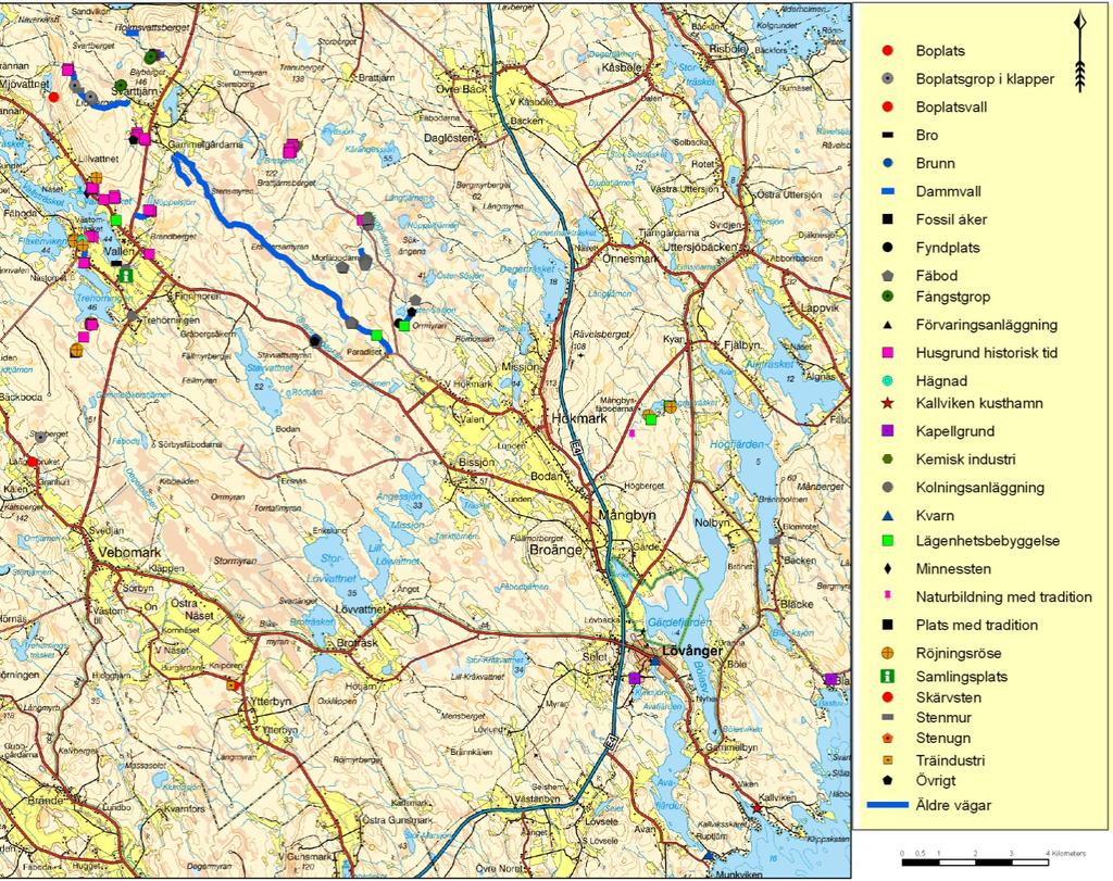 12 dagens havsnivå. Datering av de registrerade fångstgroparna är vansklig, då de använts från äldsta stenålder och fram till 1864, då de förbjöds.