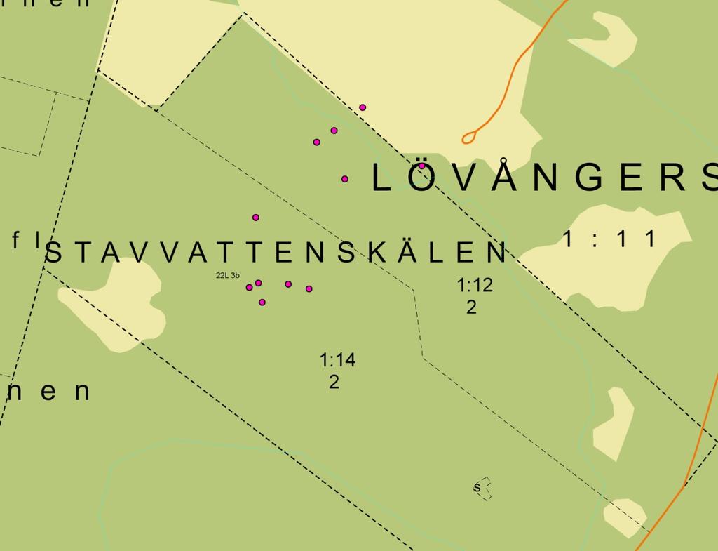 6 Felkällor vid arbetet med rektifieringen kan bland annat vara noggrannheten vid den äldre karteringen.
