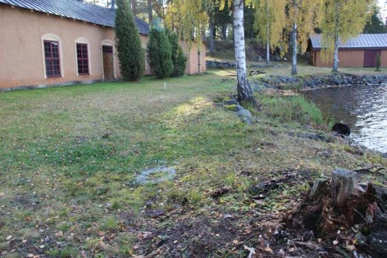 Planerade läget för provgrop J12-1 är markerat med en ring.