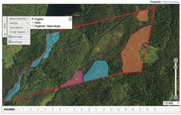 Kartor och flygfoton När du är inloggad i MinSkog.