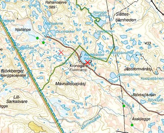 R 86A Pournaure bäcken Koordinater (RT90): 735389 1676976 Kommun: Jokkmokk Vattenförekomst: