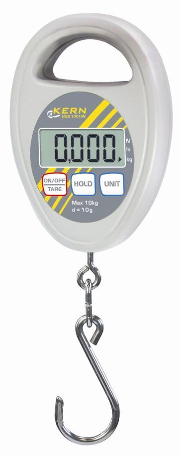 Bruksanvisning Elektronisk hängvåg KERN & Sohn GmbH Ziegelei 1 D-72336 Balingen E-mail: info@kern-sohn.