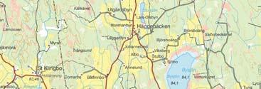 buffertzon på 1 km (se karta 3).