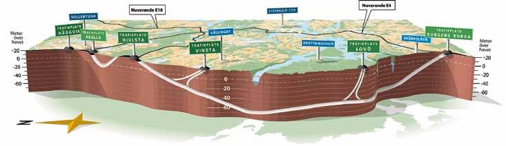 Fakta Förbifart Stockholm Vad är Förbifart Stockholm? Trafikverket bygger en ny väg för E4 väster om Stockholm. Förbifart Stockholm är drygt 21 km lång varav cirka 18 km i tunnel.