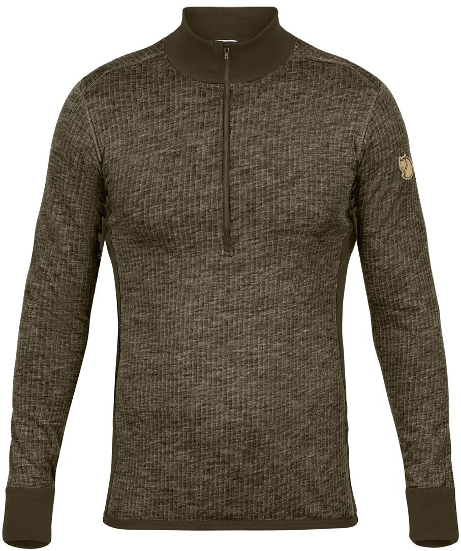 HÖJDPUNKTER FW18 Värmland Woolterry Half zip (dam & herr) Klä dig för en lång dag utomhus med det här baslagret i mjuk merinoullmix.