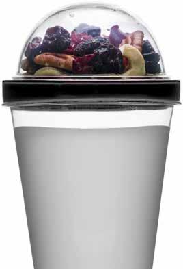 Fresh yoghurtbägare AS/PP plast.