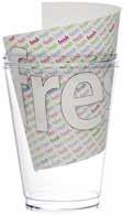PROMO Fresh yoghurtbägare med ilägg, vit AS/PP plast. Art.nr: 5017296 Mått: 30 cl Ø 88 H 150 mm Pris per st: 39,00 Rek.