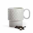 PRISGRUPP UNDER 100:- Coffee & More Kaffemugg vit Stengods. Art.nr: 5017874 Mått: 25 cl H 90 mm Förp.typ: Gördel Pris per st: 75,00 Rek.