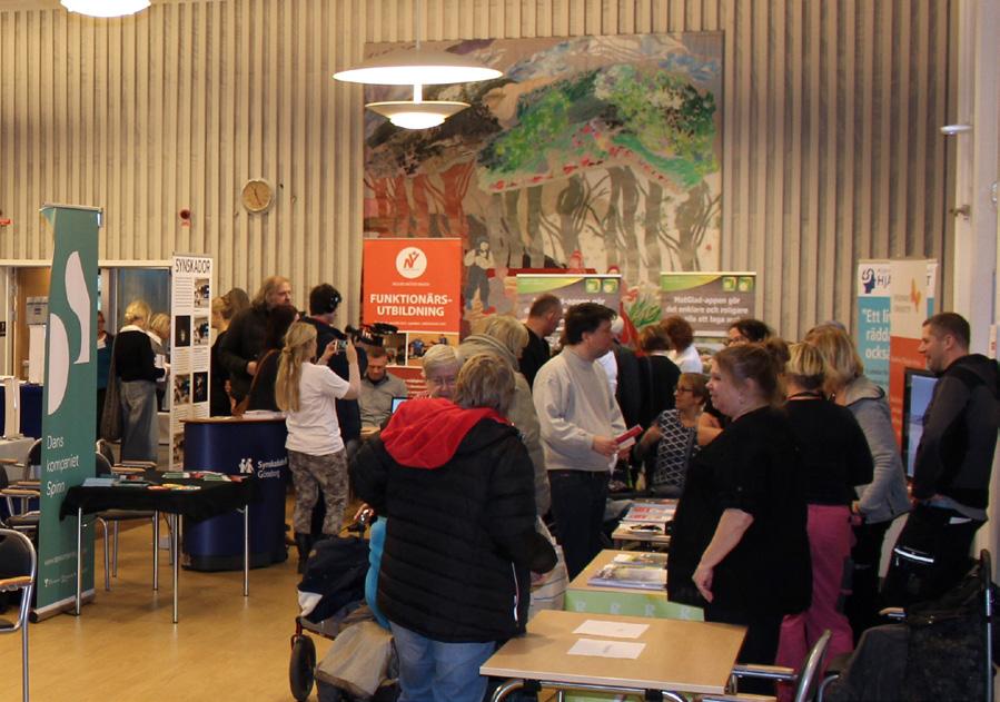 SRF Göteborg Synskadades Riksförbund Göteborg vänder sig till dig som har en synskada eller synnedsättning. De ställer ut tillsammans med andra synskadeföreningar.