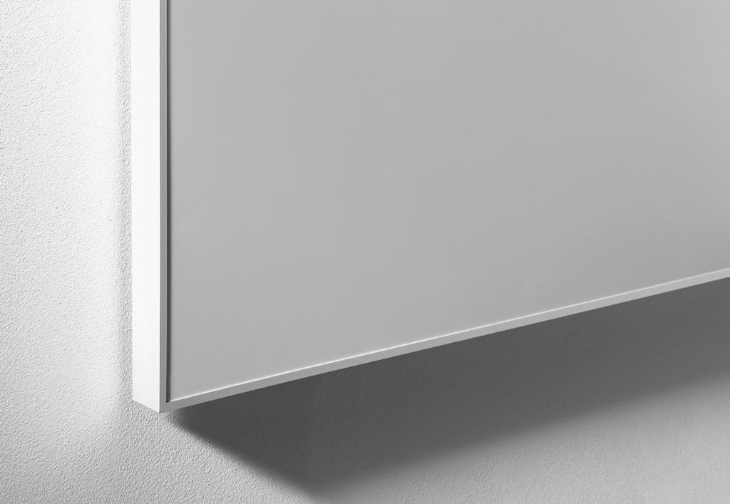 Produktkatalog Configura 2015 Skrivtavlor Deep Ramen på Deep ger ett djup, samtidigt som den tunna fronten är diskret och elegant med sina gerade hörn. Ramens djup är 31 mm.