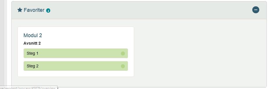 7.5. Behandlare startar ny modul När din behandlare startar en ny modul i din behandling, kurs eller stödprogram så uppdateras din översikt.