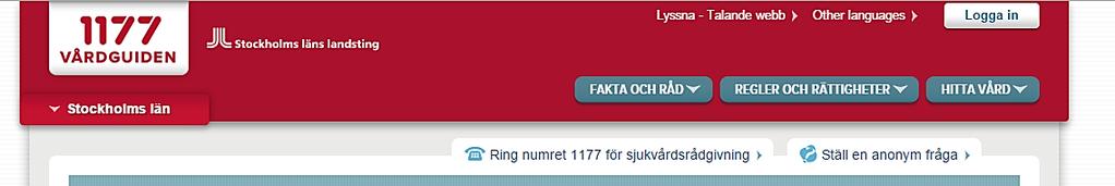 4. Inloggning till Stöd och behandling som Invånare Gå till 1177.se Välj Logga in 4.1. Vad är ett moment? Moment är ett samlingsnamn för behandlingar, stödprogram, webbkurser eller utbildningar.