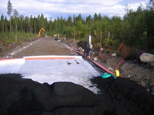 av vägar i o m liten sprickbildning i asfalt Överlägsna geotekniska egenskaper jämfört med naturliga fyllnadsmaterial