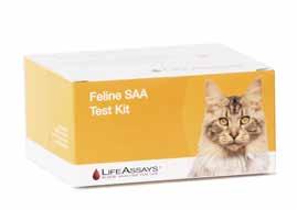 Beskrivning av LifeAssays AB 31 Lanseringar 2017 LifeAssays lanserade under 2017 två nya produkter för mätning av akutfasproteinet Amyloid A (SAA), Feline SAA och Equine SAA.
