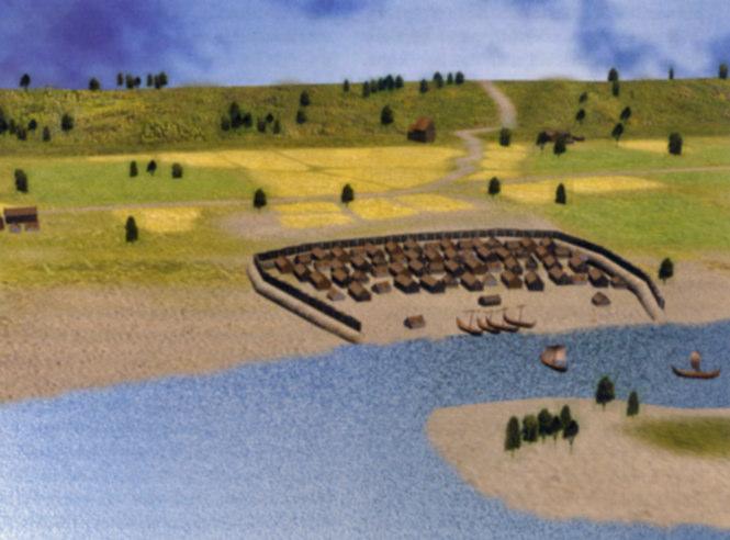 En naturlig hamn Vikingahamnen Fälten nedanför Fröjel kyrka har visat sig dölja många hemligheter. Eller vad sägs om en vikingatida hamn och handelsplats och fl era äldre gravfält.