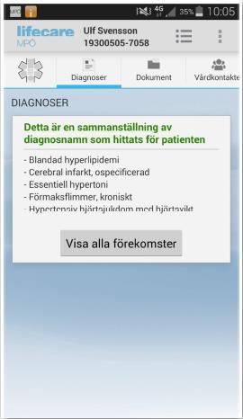 visas en gång Väljer Visa alla