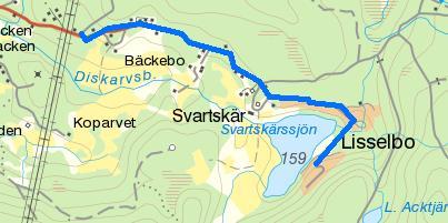 Kommun Från ort Till ort Sträcka Längd [km] Maximalt Bidrag [kr] Falun Kniva Lisselbo D2 2,6