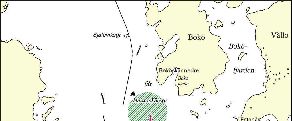 Bilaga 5 Sydkustens sjötrafikområde Jättersön (Mönsterås bruk) Område - Mellan ankarplats vid Hamnskärsgrund och kajplats vid