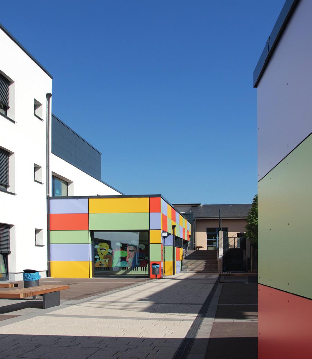 Vibeengskolen - Danmark Fotograf: Niels Nygaard Maximal designfrihet Ge din skola sitt eget utseende.