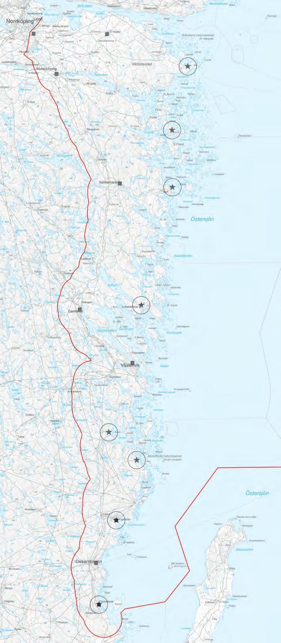 OMRÅDESBESKRIVNING Översikt geografiskt område utvecklingsprogram Område Större serviceorter