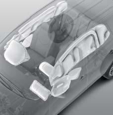 Vehicle Stability Control Plus (VSC+) Antisladdsystemet (Vehicle Stability Control) aktiveras blixtsnabbt vid minsta sladdtendens.