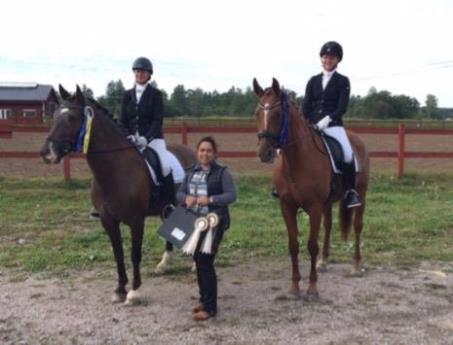 Klassen gjordes upp av 24 startande med Charlotta Ingvarsdotter som domare även här. Dagen fortsatte med en Msv B.
