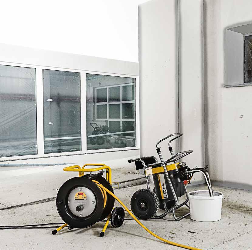 4 Byggbranschen - Temperaturkontrollerad sprutning 4 Tempererad sprutning. Förbättrade egenskaper vid applicering.