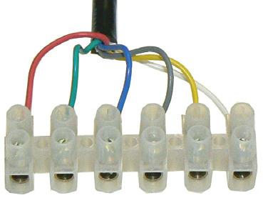 AWG (längd ca 0,6 m) 2 Anslutning styrsystem: Mantlad kabel 22 AWG (längd ca 0,6 m) 3 Lock till kopplingsbox Indikering Byte av motor/ äkt ska alltid ske tillsammans med anslutningskablarna!
