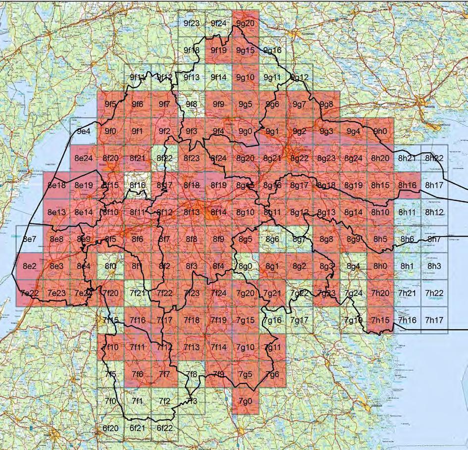 Antalet deltagare och bokade inventeringsrutor Det har både tillkommit och slutat deltagare i projektet under 2012, men med en ökning som netto.