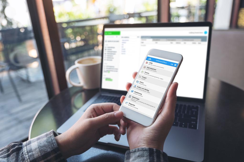 24SevenOffice har en effektiv plattform för kundbearbetning.