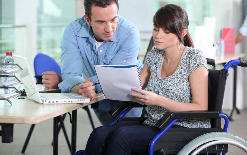 Arbete Staterna bör erkänna principen att förutsättningar skapas för människor med funktionsnedsättning så att de ska kunna utnyttja sina mänskliga rättigheter, särskilt rätten till arbete.