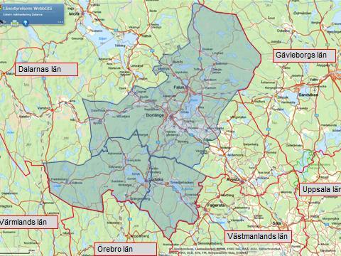 Utökad organisation: En utökning av RDM med både Ludvika och Smedjebacken skulle innebära att den geografiska ytan på förbundet skulle utökas och omfatta ca 6 964,06 km2.