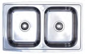 Heltäckande rostfri diskbänk, 30 mm.