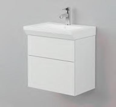 INREDNING I WC/DUSCH INREDARENS VAL - TVÄTTSTÄLL Duravit Vero 70445, tvättställ av vitt porslin.