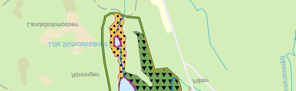 !! Gränsen för Natura 000-området och naturreservatet Norra Båsane