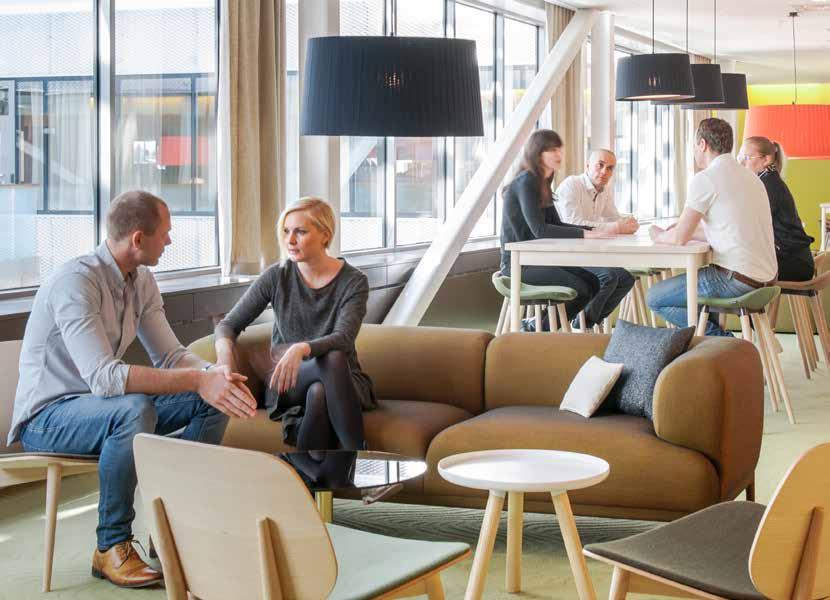 Med kunden i centrum Med moderna kommersiella fastigheter i Stockholms innerstad, Hammarby Sjöstad, Arenastaden och Solna Business Park är Fabeges mål att utveckla hållbara stadsdelar och skapa rätt