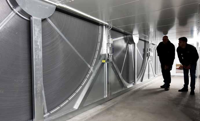 FÖRVALTNING 37 Sveriges näst största parallellmontage av rotorväxlare har under året installerats i fastigheten Trängkåren, även kallad Tidningshuset.