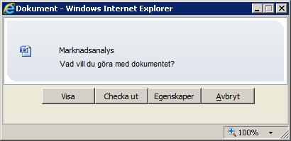 När användaren klickar på länken öppnas ett nytt fönster i användarens webbläsare med Platinas Startsida, och följande meddelande visas: Knappen Checka ut kan aktiveras eller inaktiveras beroende på